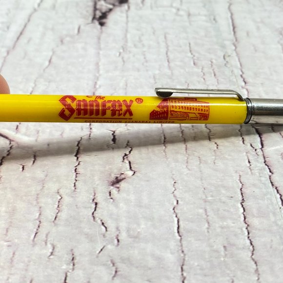 Vintage Scripto Mechanical Pencil YELLOW, made in canada - Picture 3 of 10